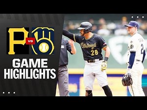Pirates vs. Brewers Game Highlights (6/25/25) | MLB Highlights