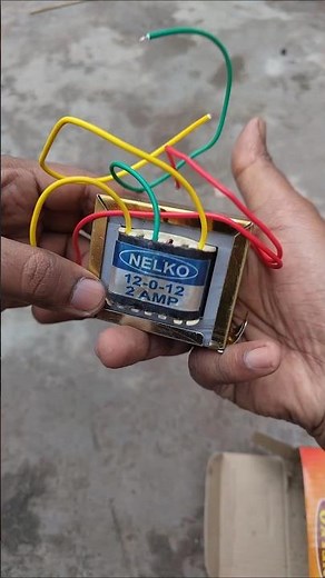 12 0 12 transformer 2 amp price and how to use #transformers #electronic #electrician #repair