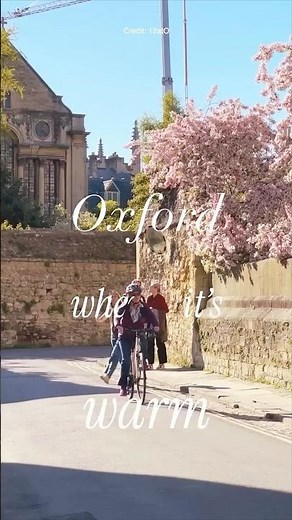 A beautiful spring day in Oxford 😍 #OxfordUniversity