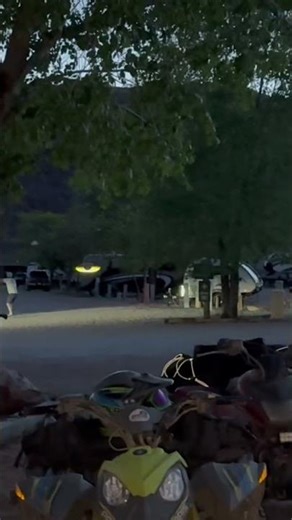 Tron Campground Frisbee