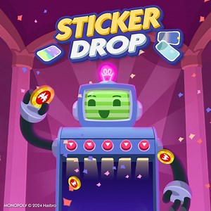 🎉 The time has come to make your moves! 🌟 A lot of Stickers are out there waiting to be collected! 🤯 A Wild Sticker AND a Swap Pack await! 💸 So don't miss out! Chip in and let it rain! ❓ Will you make the Sticker Drop? → bit.ly/MONOPOLYGO | Monopoly GO