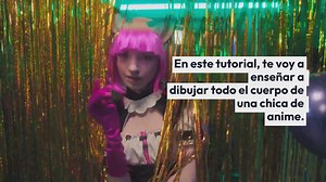 Cómo dibujar una chica anime de cuerpo completo paso a paso