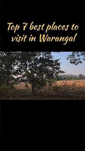 7 Best Places to Visit in Warangal ❤️Low budget weekend trip ✨Save & go! 📍🔥