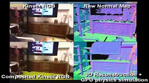 KinectFusion, real-time 3D reconstruction using the Kinect