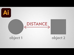 Show / Hide Distance Between Objects (SOLVED!) | Adobe Illustrator