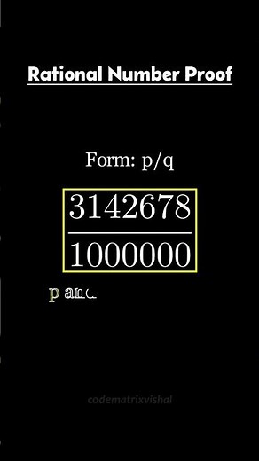 Identifying Rational Numbers Through Decimal Expansion Method #numbersystem #maths #codematrixvishal