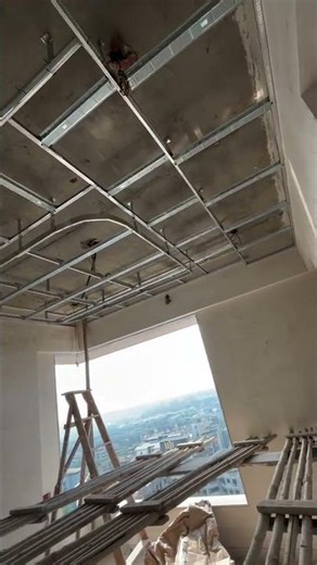 False ceiling framing work | False ceiling Chanel | Gyproc Chanel #aalaart #walldecor #interior