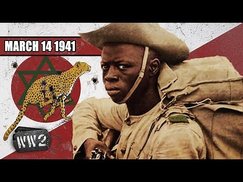 081 - Nigerians Chasing Italians Like Cheetahs Hunt a Bull - WW2 - March 14, 1941