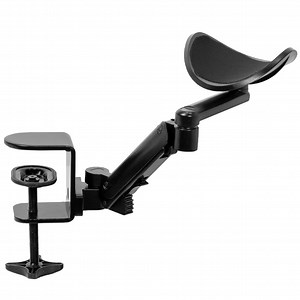 Clamp-on Rotating Arm Rest for Office Desks