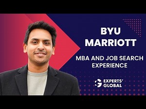 BYU Marriott MBA admit, program experience, job search experience | Shankar’s story!