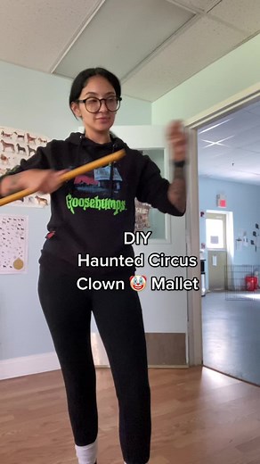 DIY Haunted Circus Clown Mallet