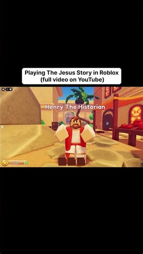Playing The Jesus Story in Roblox (full video on YouTube)