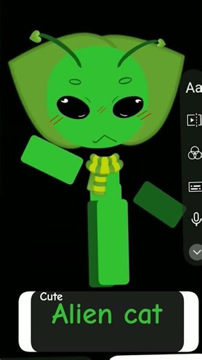 hello alien cat hhahah ahhh! cute