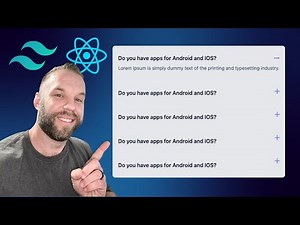 Build an Accordion Menu with React & Tailwind CSS