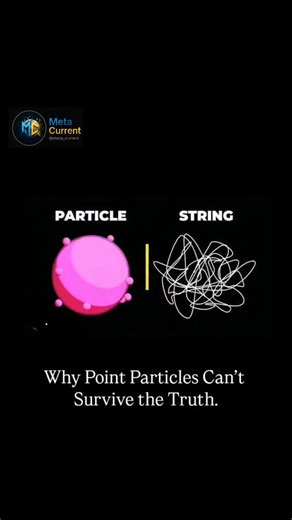 Meta Current on Instagram: "A true point particle can’t survive because squeezing matter into zero size makes its energy blow up to infinity, and physics collapses under its own equations. If you try to shrink something to a point, gravity, charge, and quantum forces spike so violently that the particle would tear spacetime apart. In simple terms, it’s like trying to store the mass of a mountain inside a dust speck—the rules of nature refuse to allow it. That’s why modern physics replaces point