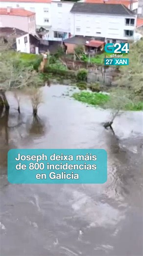 G24noticias on Instagram: "🌧 GALICIA O temporal Joseph deixa máis de 800 incidencias no país, sobre todo na provincia de Pontevedra Toda a información, en G24.gal e G24play.gal #Galicia #noticias #galego A borrasca Joseph provocou problemas nas comunicacións por tren en Galicia. O Alvia procedente de Barcelona estivo detido unha hora este luns por un desprendemento preto de Monforte. O convoi tiña que chegar á estación monfortina ás nove menos vinte da noite, pero non puido facelo ata pouco ant