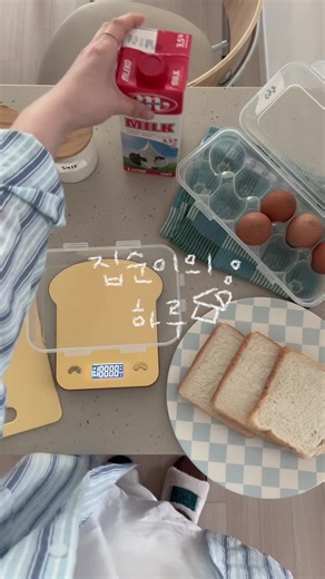 프렌치토스트와 규동으로 즐기는 집순이 브이로그