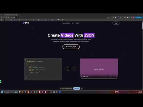 Zvid Tutorial: Generate Videos from JSON (Node.js / npm)