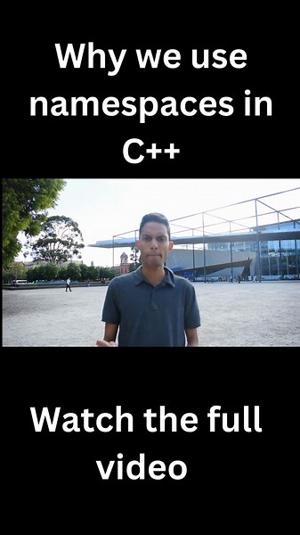 Why we use namespaces in C #programming #LearnToCode #LearnCoding #coding #cplusplusprogramming #CPlusPlus #cpp #TechEducation #computerscience