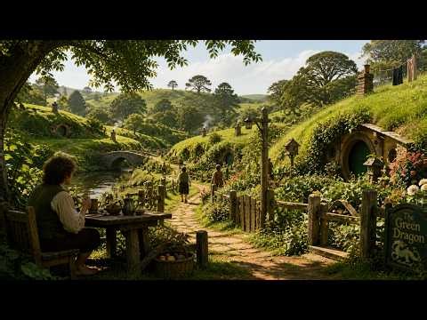 A Peaceful Day in the Shire | Relaxing Fantasy Music & Cozy Village Ambience