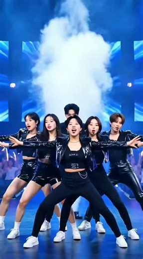 Epic K-Pop Idol Dance Performance 🔥 | Powerful Formation Stage | K-Pop Magic World #Shorts