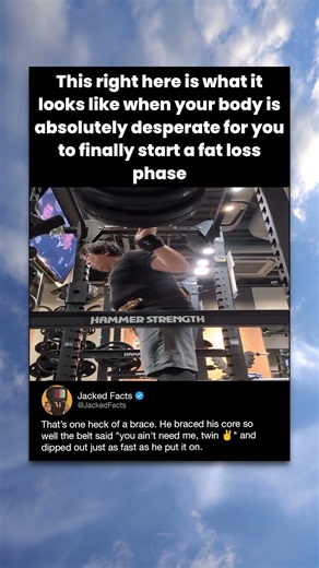 This right here is what it looks like when your body is absolutely desperate for you to finally