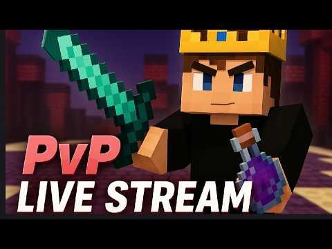 MINECRAFT LIVE | PLAYING PVP WITH SUBSCRIBERS | #minecraft