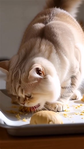 Cat Tries to Bake Cookies but Eats All the Dough #cat #fblifestyle #ginger #kittens | Pubg funny