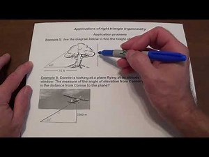 Applications of right triangle trigonometry