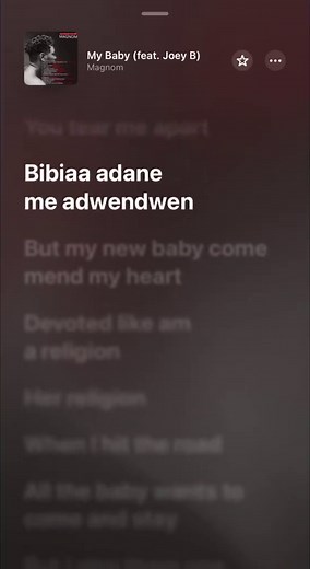 Magnom - My Baby Lyrics Featuring Joey B