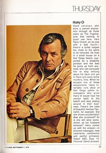 1974 TV Guide Fall Preview - Harry O