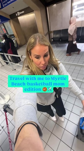 Travel day to Myrtle Beach 🏀✈️ Day in the life basketball mom edition- on the way to see Kins and soak up every moment. 🩵🌊#basketballmom #ditl #dayinthelife #basketballtiktok
