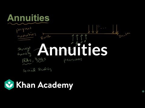 Annuities | Investments and retirement | Financial mathematics (TX TEKS) | Khan Academy