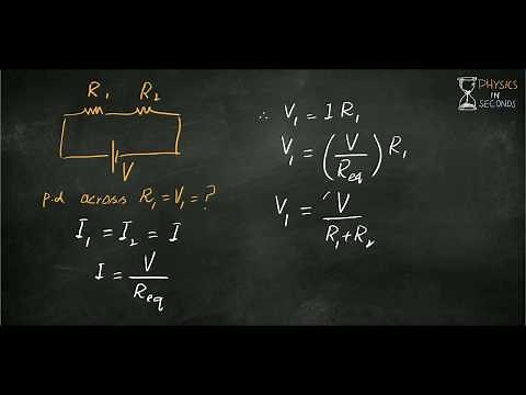 How to find electric potential diffference across any resistance in series circuit?