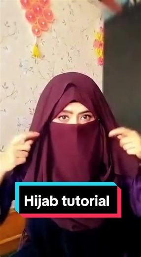 Hijab tutorial on TikTok