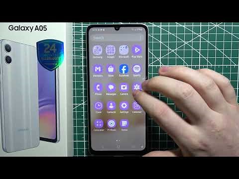 Samsung Galaxy A05: How to Find and Manage Display Settings