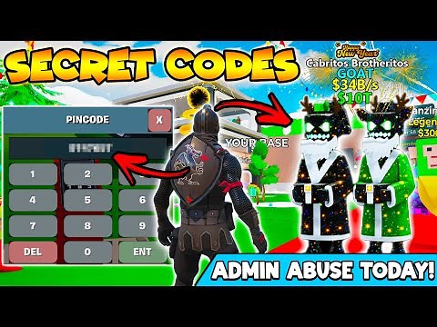 *NEW* 34B/s Christmas Brainrot Secret Codes Fortnite Steal The Brainrot! (New Secret Codes)