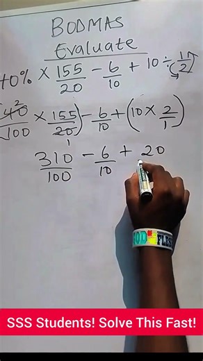 How to evaluate using BODMAS
