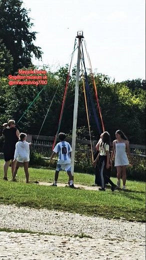 Maypole Dance in weald and downland museum Singleton west Sussex uk #heritagetreasures