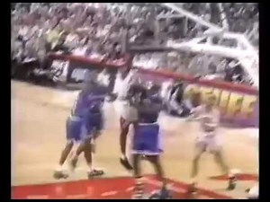 Michael Jordan DUNKS ON SHAQ