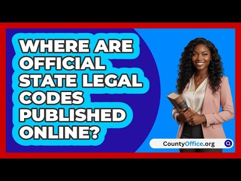 Where Are Official State Legal Codes Published Online?