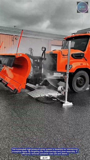 Fast & Effective: Automated High-Pressure Undercarriage Wash for Snowplow Fleet Maintenance