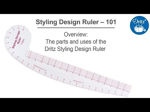 Styling Design Ruler 101 Series – The parts and uses of the Dritz Styling Design Ruler