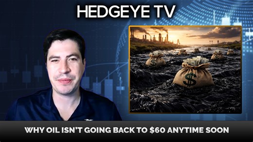 Hedgeye Risk Management | Why Oil Isn’t Going Back to $60 Anytime Soon