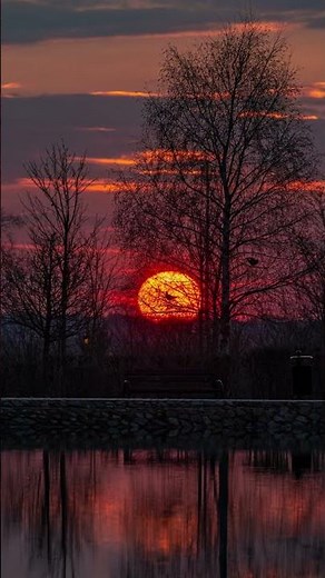 Zachód słońca - Inowrocław Solanki #sundown #fotografiaprzyrodnicza #zachódsłońca