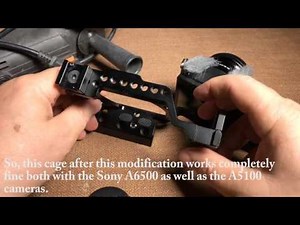 How I converted a A6500 Smallrig Cage for A5100 [with English Subtitles]
