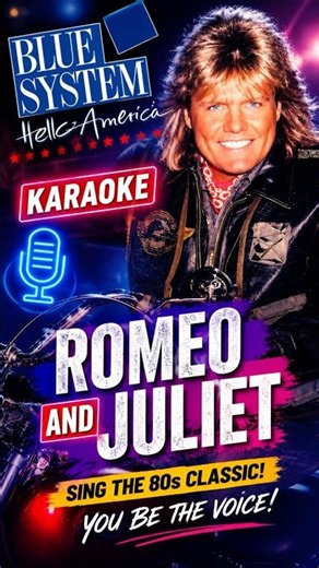 Romeo and Juliet - Blue System 🎤 Karaoke | 80s Hit 🔥 Sing If You Dare! #moderntalkingstyle
