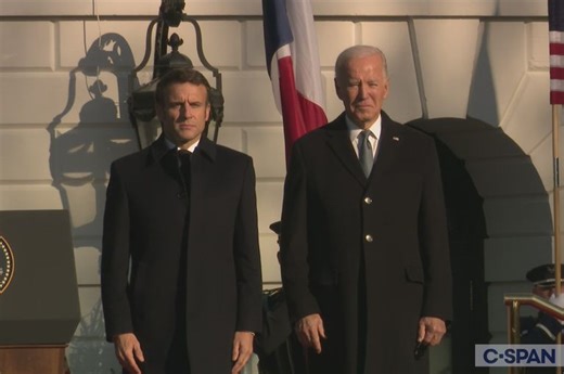 President Biden Welcomes French President Macron to White House