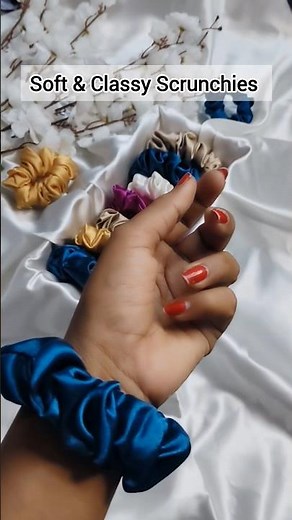 Soft & Classy Scrunchies Collection 🎀 | Everyday Hair Accessories