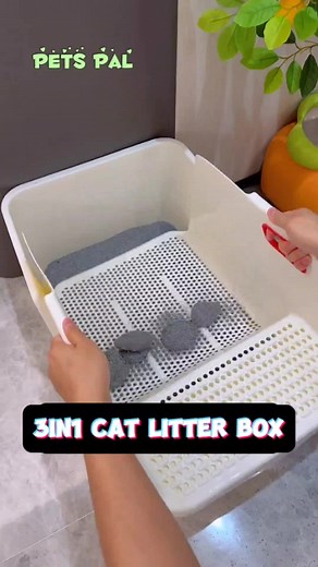 3in1 Cat Litter Box - The Ultimate Pet Cleaning Hack